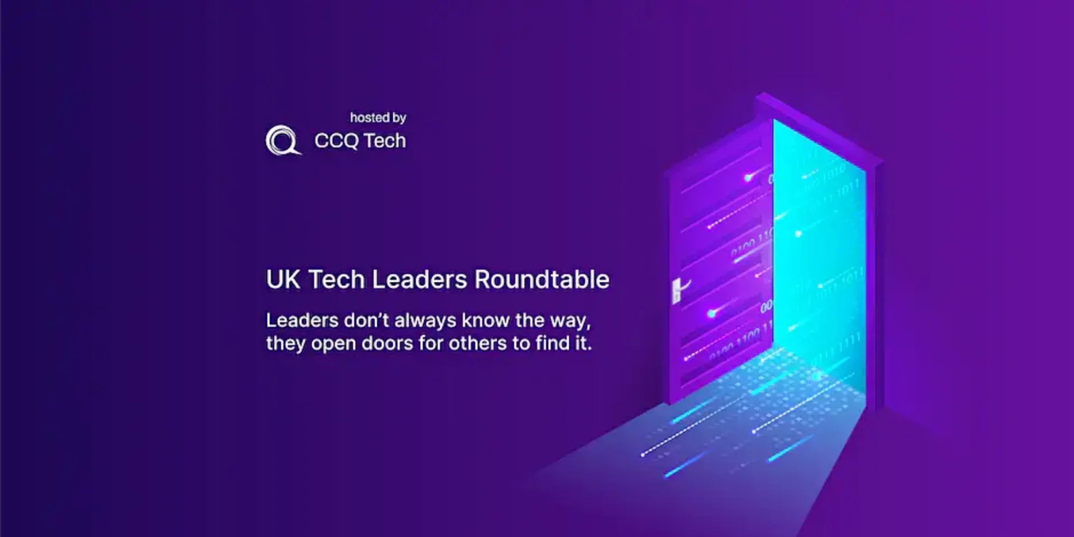 CCQ Tech Software Dev Leadership Roundtable Event Flyer